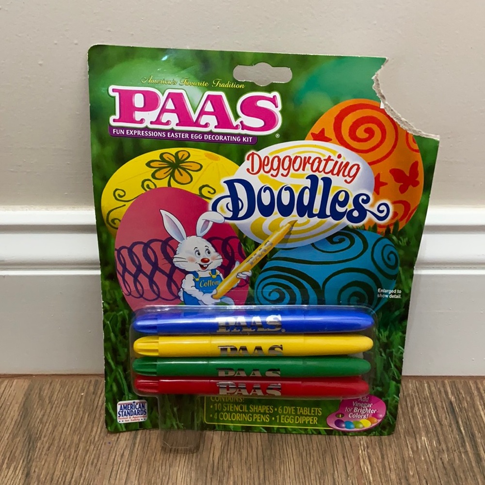 🧡 PAAS deggorating doodles egg coloring pens